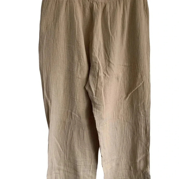 Soft Surroundings Gauze Wide Leg Pants - Picture 3 of 10